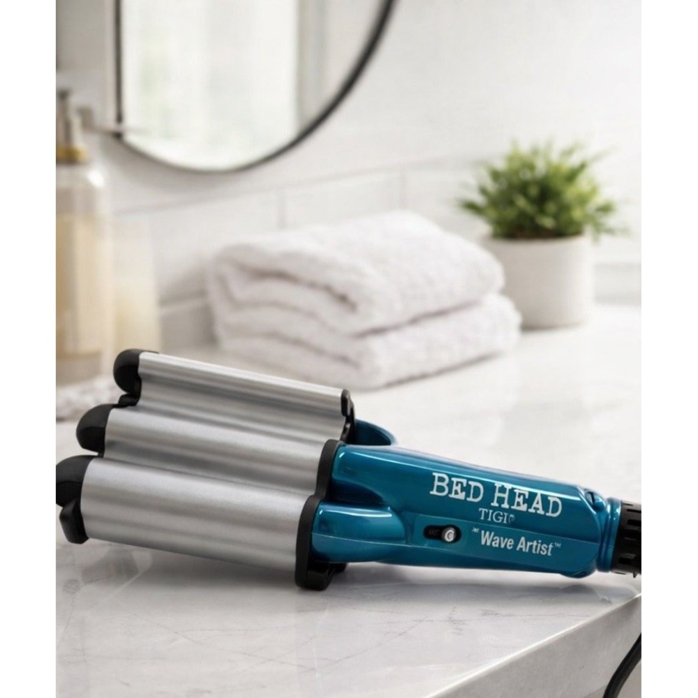 Bed Head TIGI Wave Artist Deep Wave Hair Crimper GREEN  Works Great